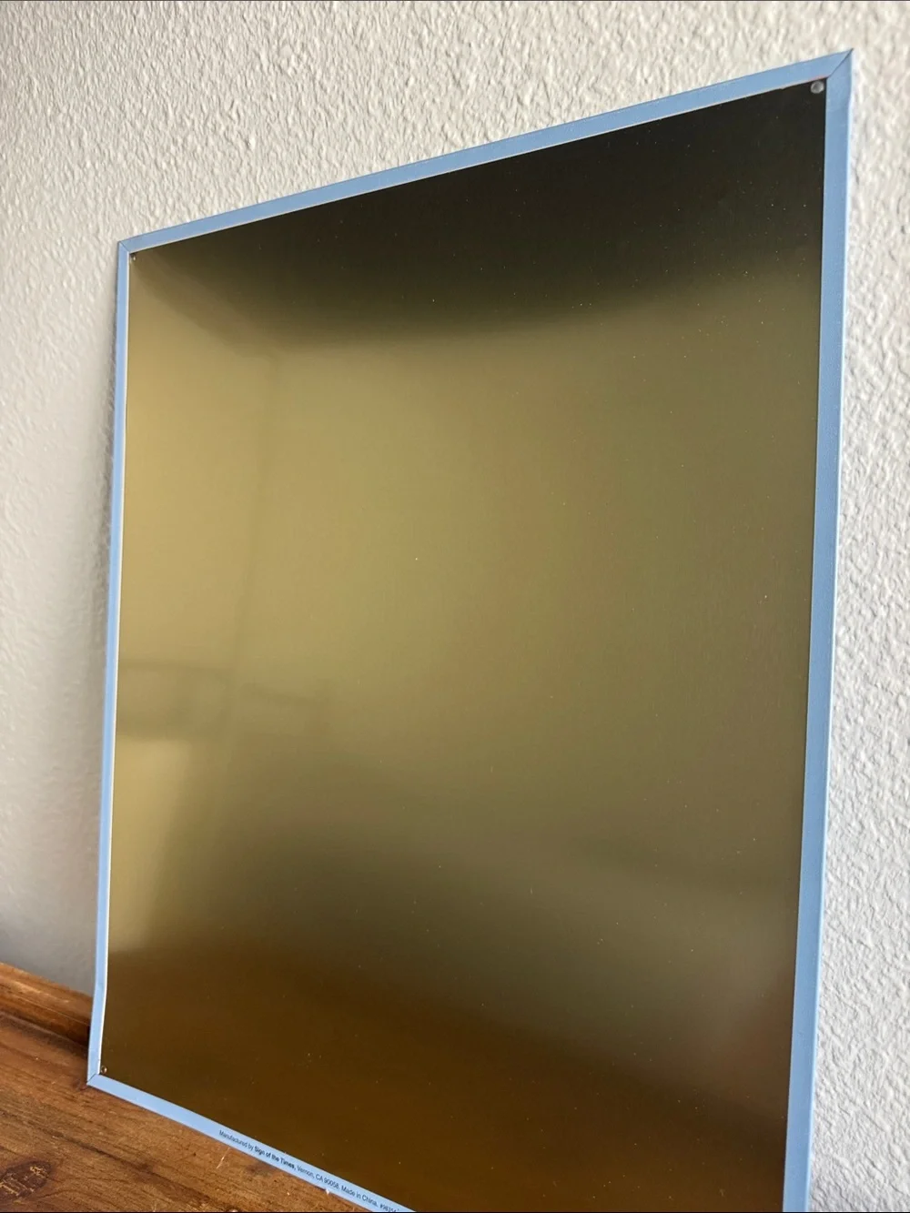 Retro 'Hello Loser!' Light Blue Wall Sign